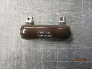 Resistencia Wirewound Ohmite L25J1K5 1.5K Ohm 25W - Imagen 1 de 2