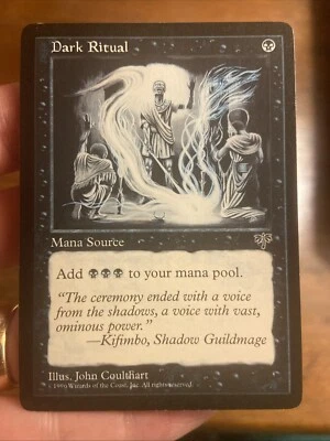 Dark Ritual Mirage MTG Alter/Altered Art - Image 1 of 3
