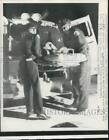 1959 Press Photo Attendants Load Jack Sorin In Ambulance In Hollywood