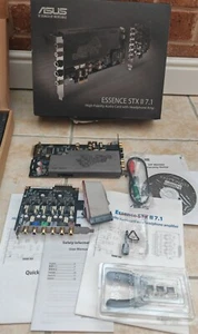 ASUS Essence STX II Sound Card PCI-E PCI-Express with Headphone Amplifier 5.1 - Photo 1/8