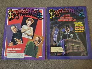 DYNAMITE MAGAZINE 1981 Vol 4 #10 Count Morbida & 1979 Vol 3 #1 Monsters Dracula - Bild 1 von 12