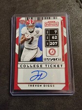2020 Panini Contenders Draft Picks College Ticket Trevon Diggs Rookie Auto RC