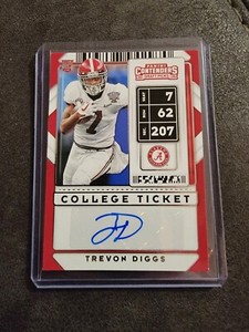 2020 Panini Contenders Draft Picks College Ticket Trevon Diggs Rookie Auto RC