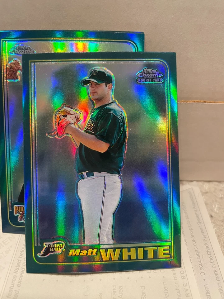 2001 Topps Chrome Traded Retrofractors #T250 Matt White RAYS!  CS30 - Image 1 of 1