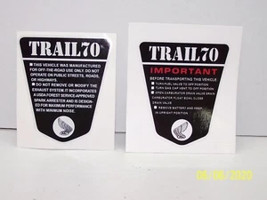 Honda CT70 Side Decal Set! - Picture 1 of 1