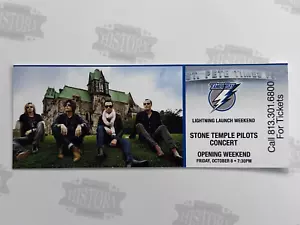 2010 Stone Temple Pilots Promo Ticket Tampa Bay Lightning Scott Weiland 10/8/10 - Picture 1 of 2