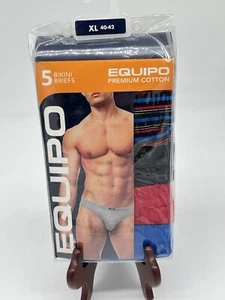 5 slip uomo Equipo vintage nuovi vecchio stock taglia XL bikini intimo #4 - Foto 1 di 3