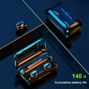 Auriculares Bluetooth 5.0 para iPhone Samsung Android Auriculares Inalámbricos IPX7 IP65 ZS - Imagen 1 de 12