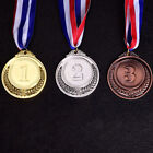 Gold Silver Bronze Award Medals With Neck Ribbon Gold Silver Bronze Prizes