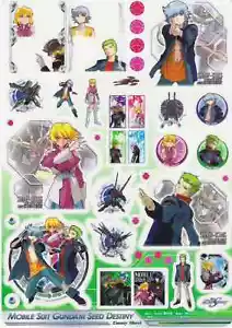 sticker Gundam Seed Destiny anime Stellar Loussier Auel Neider Sting - Picture 1 of 1