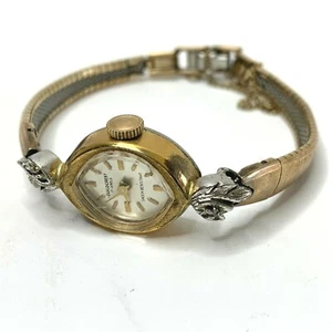 Vintage 17 Jewel Guildcrest 10K Gold RGP Ladies Watch - Picture 1 of 3