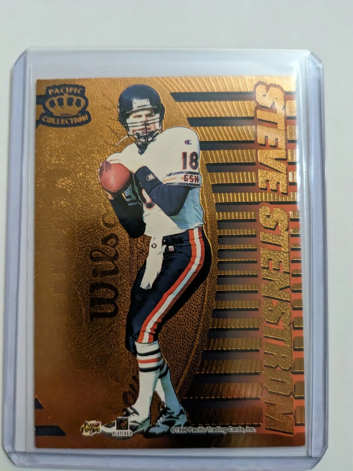 🏆 1996 Pacific Dynagon Tandems STEVE STENSTROM TODD COLLINS 65 CHICAGO BEARS