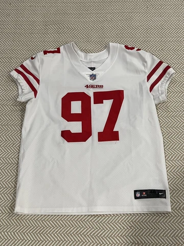 Nick Bosa Nike Vapor Elite Authentic SF 49ers Jersey NFL Size 48 Cover