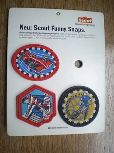 Scout Funny Snaps 3er Set 3D-Sticker für Scout Ultra Schulranzen und Sporttasche - Bild 1 von 2