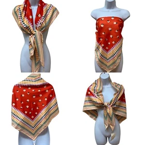 Vintage Doncaster 70er-80er Retro Stoff Design Designer Oversize Schal Top NEU NOS - Bild 1 von 6