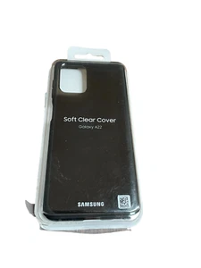 Samsung Galaxy A22 Soft Clear Cover - schwarz - - Bild 1 von 2