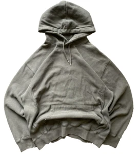 Vintage Y2K GAP Heavyweight Dark Olive Hoodie M Sweatshirt Pullover Mens - Picture 1 of 6