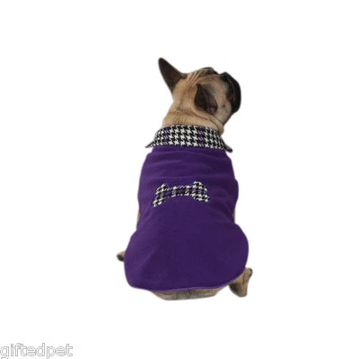 East Side Collection Ultra Violet Houndstooth Vest (Reversible) - Image 1 of 4