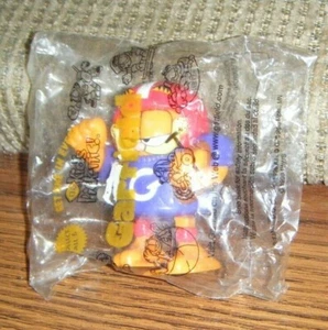 1999 Garfield Football SPIELER AUFZIEHSPIELZEUG Dairy Queen DQ Kinder Pick-nic Mahlzeit MIP - Bild 1 von 1