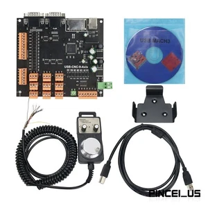 9Axis CNC Controller Kit 100KHz Stepper Motor Controller Breakout Board kit pe66 - Picture 1 of 9