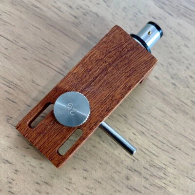 Universal Sapele Wood Cartridge Turntable Headshell w / OFC Lead Wire! NEW - Image 1 of 4