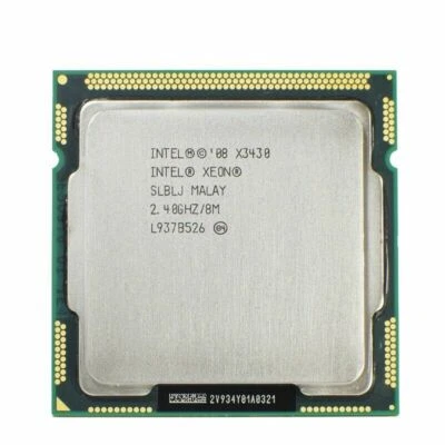 Intel Xeon X3430 2.4GHz/6MB Quad-Core LGA1156 SLBLJ CPU Processor - Image 1 of 3
