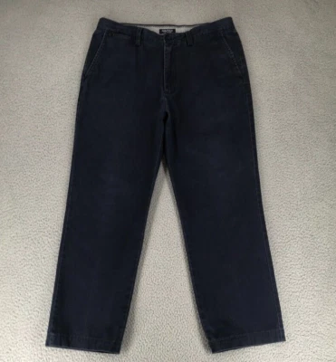 Брюки-триммеры Nautica A Bit мужские размер 33W 30L хлопок средняя посадка прямые штанины темно-синие - Изображение 1 из 4