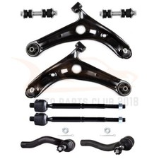 8pcs Front Lower Control Arms Tie Rods Sway Bars For 2000-2003 04 05 Toyota Echo