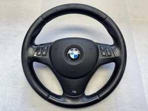 M Sportlenkrad BMW E81 E87 E82 E90 E91 E92 Leder Lenkrad 7839075 Gebraucht - Bild 1 von 5