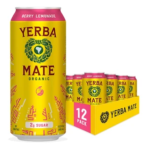 Yerba Madre Bio Yerba Mate, Energy Drink Alternative, Beerenlimonade, Low Su - Bild 1 von 7
