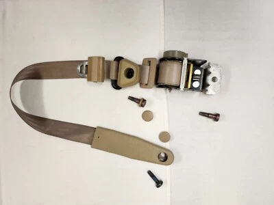 Оригинальный левый натяжитель ремня безопасности со стороны водителя для Jeep Comanche MJ 1986-1992 годов выпуска желтовато-коричневый - Изображение 1 из 4