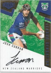 2022 Nrl Elite League Sensation Team Signature (LST15) J. CURRAN Warriors 06/30 - Bild 1 von 1