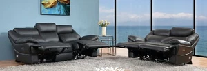 Elektrisches Leder Fernsehsofas Relaxsofa Sofa Fernsehsessel 3581e-3+2-S - Bild 1 von 5