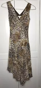Dress Barn Women's Sleeveless Dress Size 4 Earth Tones - Picture 1 of 8