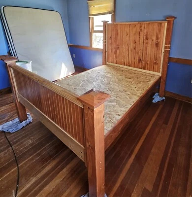 bed frame queen with headboard/footboard  - Image 1 of 3