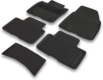 2018-2024 Genuine Volvo XC40 Shaped Plastic Floor Mats, Charcoal Solid 31693758 Foto 1 de 3