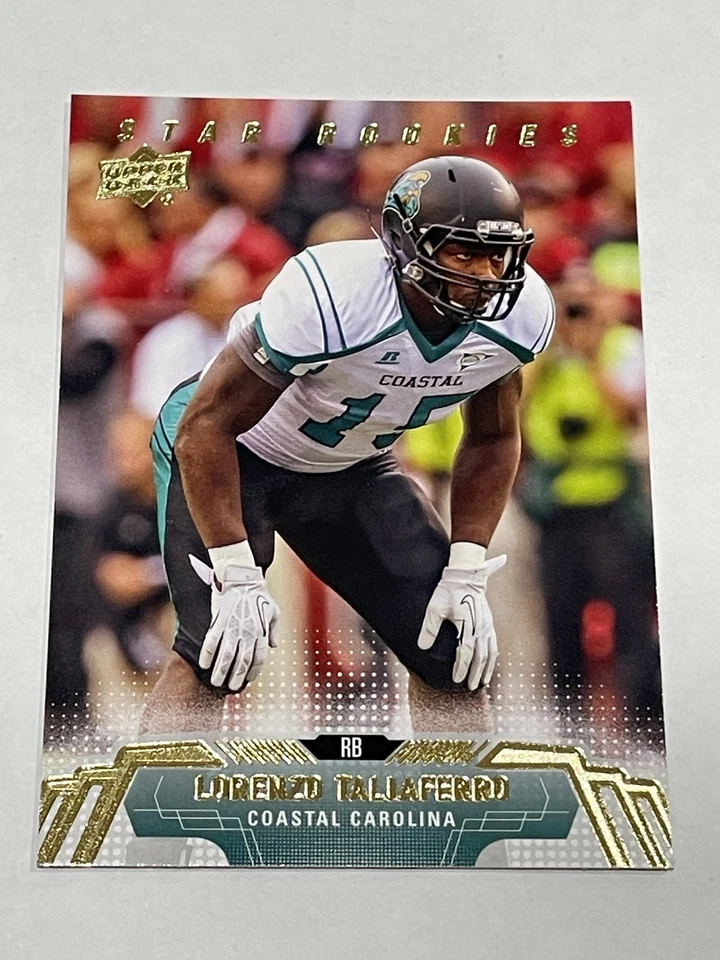 2014 Upper Deck Football #71 - Lorenzo Taliaferro RC - Coastal Carolina - Image 1 of 2