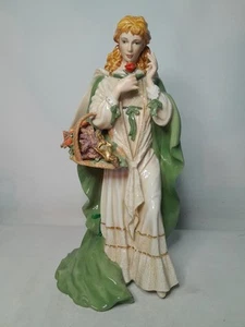 Franklin Mint ROSE OF TRALEE Musical Figurine Ann O'Conner See Description - Picture 1 of 9