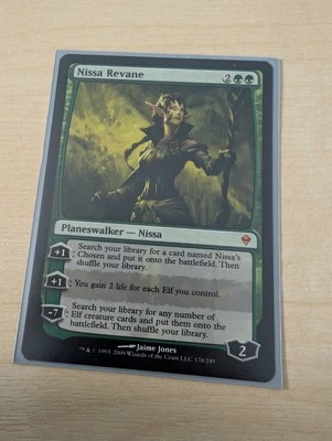 MTG Nissa Revane Zendikar 170/249 Regular Mythic Magic The Gathering NM - Image 1 of 2
