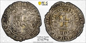 Bélgica Flandes Luis II (1346-84) Plata Doble Gros PCGS MS62 MEJOR CALIFICADO (4) - Imagen 1 de 6