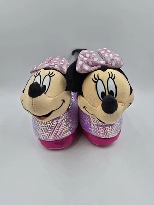 Disney Junior Minnie Mouse Toddler Girl Slippers Size 9-10 - Image 1 of 4