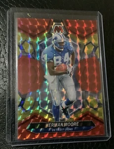 2024 Panini Mosaic Herman Moore Fusion Red Yellow Choice Prizm /80 #249 Lions - Picture 1 of 3