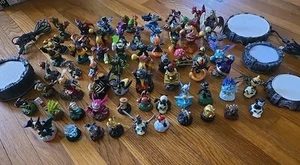 Skylanders Figures Activision Lot Of 63 Figures And  Portals Of Power Some Rare - Picture 1 of 16