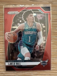 2024-25 Panini Prizm Basketball True Red Prizm LaMelo Ball #/299 Hornets - Picture 1 of 2