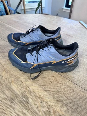 Salomon Men’s SZ 12 Thundercross GTX Trail Running Shoes Gray Gore Tex - Image 1 of 4