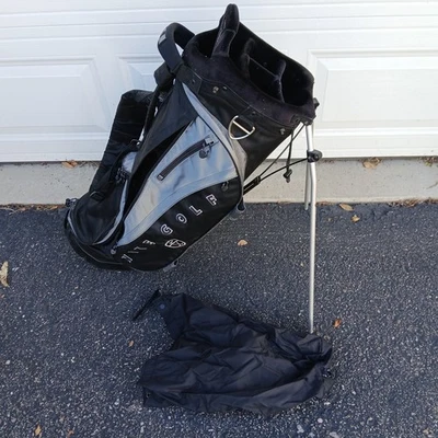 Lightweight Nike Golf Stand Carry Bag 5 Way Black Double Strap - Image 1 of 4