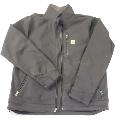Carhartt Rain Defender OJ2199-M Jacket L Black – Needs Repair / Zipper Issue - Image 1 of 4