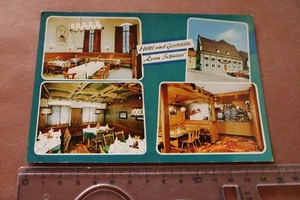 tolle alte Karte -Gasthaus u. Fleischerei Schneider - Herleshausen 60er Jahre ? - Imagen 1 de 2