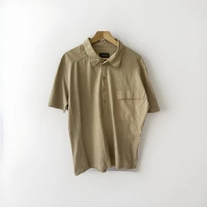 Polo OSKA uomo XL beige marrone misto canapa (OSKA taglia 5) - Foto 1 di 13