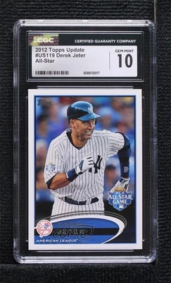 2012 Topps Update All-Star Derek Jeter #US119 CGC 10 Gem Mint HOF - Image 1 of 2
